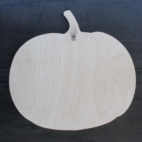 Hey, Pumpkin Fall Decor White Wood Pumpkin Sign - Picture 5 of 7